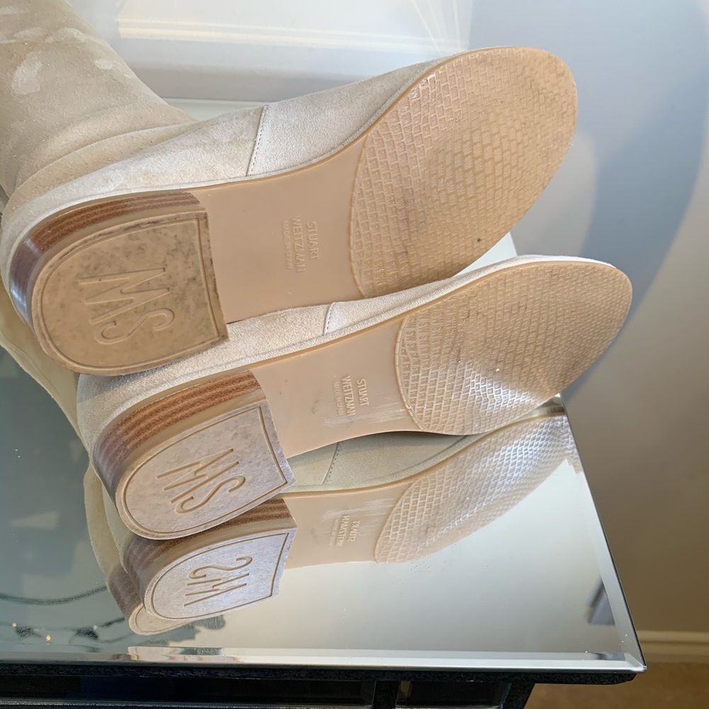 Stuart Weitzman Lowland In Buff - Picture 9 of 13
